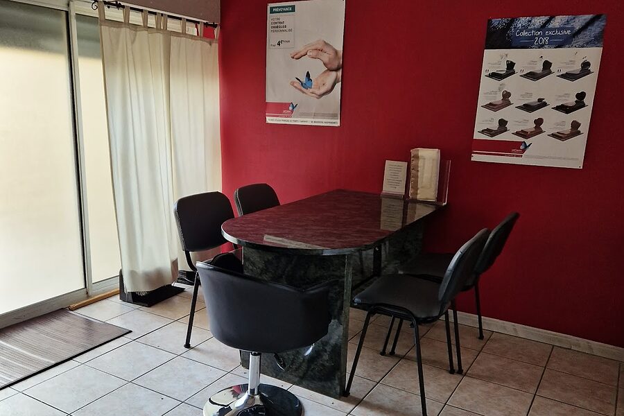 Espace d'accueil des familles de l'agence FUNERAL à Béziers